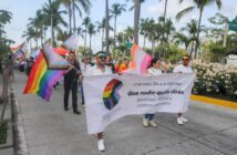 Marchan en Puerto Vallarta contra la homofobia, transfobia y bifobia
