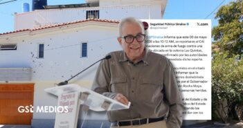 Balean una de las casas de Rubén Rocha Moya en Culiacán