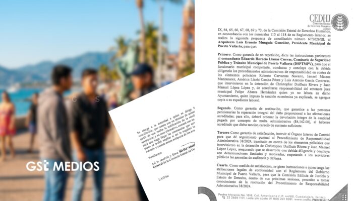 CEDHJ exige sanciones y reparación por abuso y detención arbitraria contra pareja LGBT en Vallarta