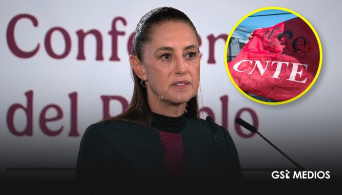“Está montado”: Sheinbaum señala que protestas de la CNTE son montajes
