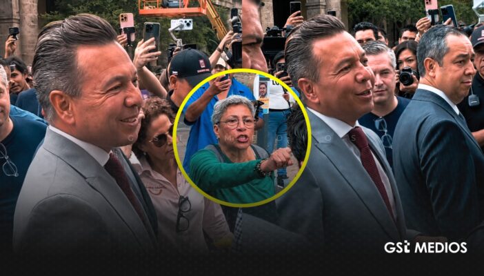 “corrupto” y “ratero”: Mujer confronta a Pablo Lemus durante inauguración del Fan Fest en Guadalajara