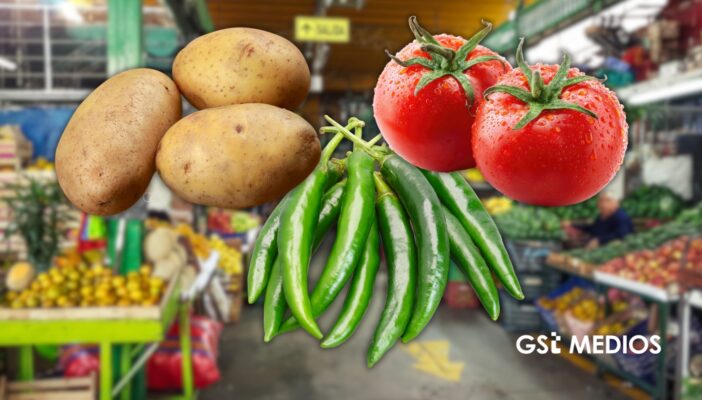 Aumentan precios de jitomate, chile y papa por escasez y factores externos