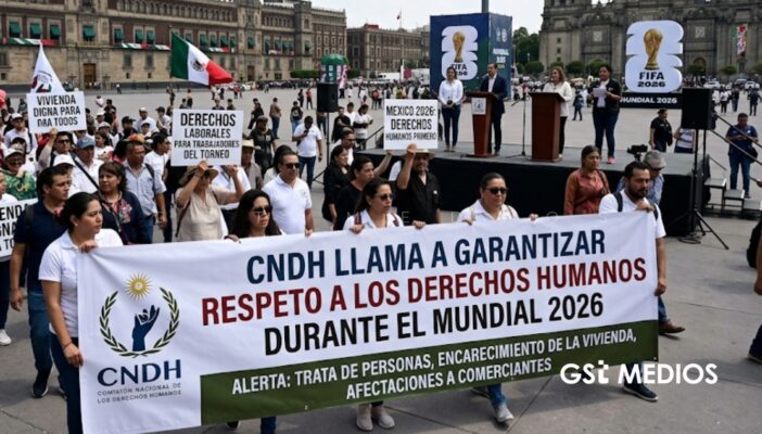 CNDH advierte riesgos y pide blindar derechos durante el Mundial 2026