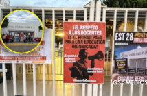 Docentes de la secundaria Técnica #28 en Talpa de Allende se manifiestan y exigen destitución de directora