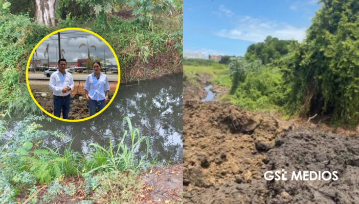 Regidores Citlali Huerta y José León atienden problemática de aguas negras en Flamingos