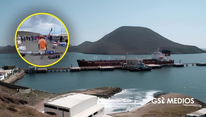 Colectivos y comunidades bloquean planta de amoniaco en la bahía de Ohuira