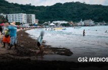 Descartan sargazo en Guayabitos; se trata de macroalga
