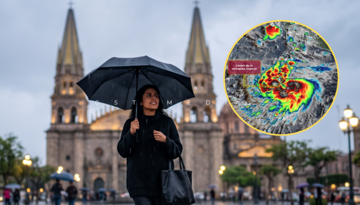 Alerta el SMN por lluvias en Jalisco y Nayarit mientras Genevieve se intensifica en el Pacífico