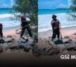 Ciudadanos intentan retirar escollera de Playa Las Cocinas