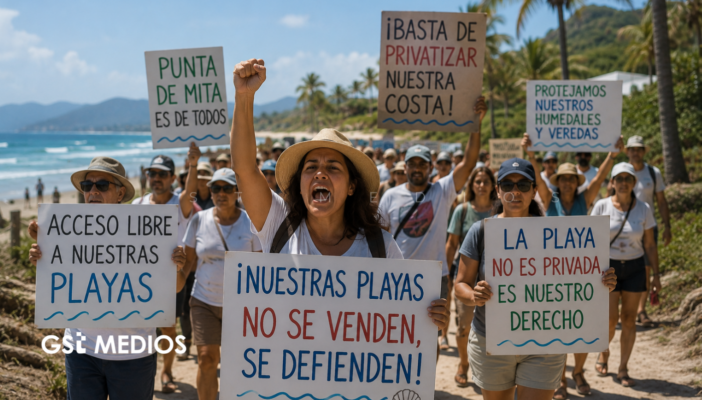 Habitantes de Punta de Mita realizarán caminata para exigir protección de sus playas