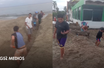 Ante la falta de acción del Ayuntamiento de Bahía de Banderas por obra inconclusa, ciudadanos abren paso al agua