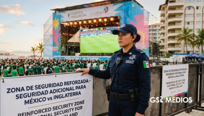 Reforzarán seguridad en Puerto Vallarta por partido México vs Inglaterra