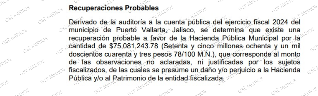 Los Michel bajo la lupa: ASEJ detecta posibles irregularidades por más de 75 mdp en la cuenta pública 2024 de Puerto Vallarta 1 Los Michel bajo la lupa: ASEJ detecta posibles irregularidades por más de 75 mdp en la cuenta pública 2024 de Puerto Vallarta