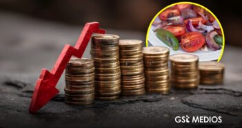 Inflación baja en julio a 3.12%