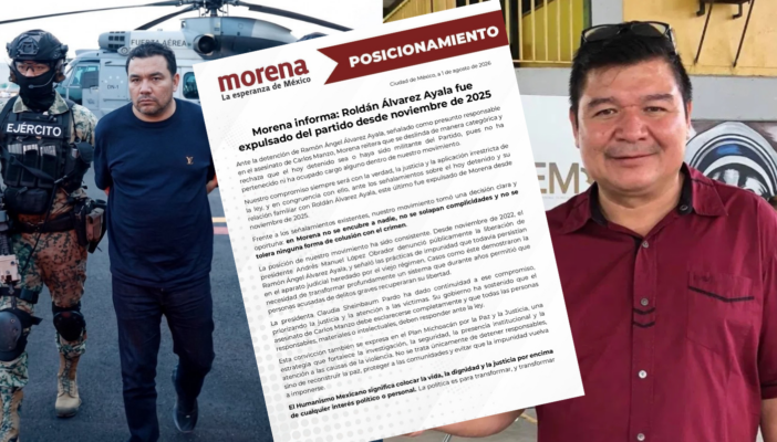 Morena se deslinda del hermano del "R1"; fue expulsado en 2025 afirma comunicado