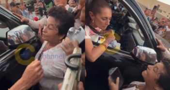 “Ya quiero que resuelvas”: adulta mayor encara a Sheinbaum