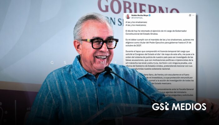 “Con la frente limpia y en alto” Rubén Rocha regresa a la gubernatura de Sinaloa