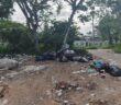 Vecinos denuncian montañas de basura y llantas en Lomas de San Nicolás