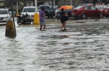 Valle Dorado, completamente inundado por las lluvias