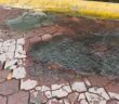 Calles inundadas en Las Glorias por fuga de aguas negras