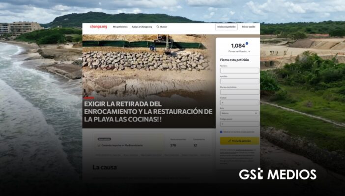 Inician petición de firmas en Change.org para retirar escollera en Playa Las Cocinas