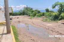 Obra pública en avenida Las Flores en el abandono