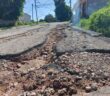 Denuncian baches gigantes en la colonia 12 de Octubre