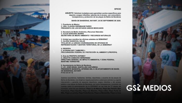 Ciudadanos exigen garantizar acceso público a playas de Bahía de Banderas