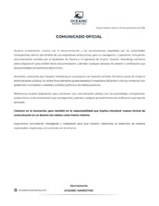 Oceanic Marketing asegura contar con permisos federales y anuncia que continuará con publicidad flotante en Puerto Vallarta 2 Oceanic Marketing asegura contar con permisos federales y anuncia que continuará con publicidad flotante en Puerto Vallarta