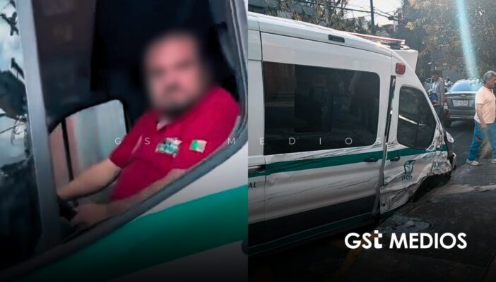 Conductor de ambulancia del IMSS atropella a un hombre tras conducir ebrio