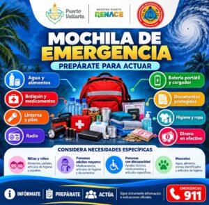 Protección Civil emite recomendaciones preventivas ante el paso del huracán “Simón”