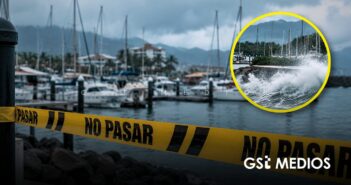 Cierran puerto marítimo de Puerto Vallarta ante el paso de Simón