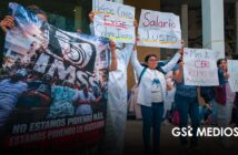 Trabajadores del IMSS convocan a marcha nacional para exigir aumento salarial
