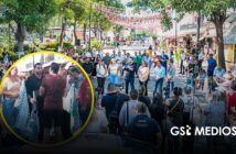Locatarios cuestionan a Luis Munguía en la apertura de la vialidad en avenida México