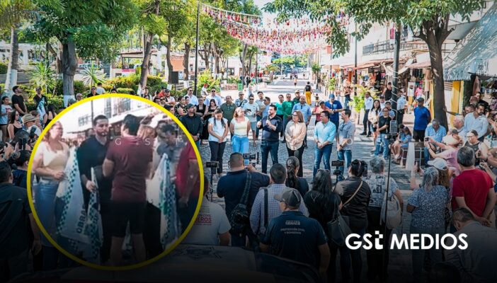 Locatarios cuestionan a Luis Munguía en la apertura de la vialidad en avenida México