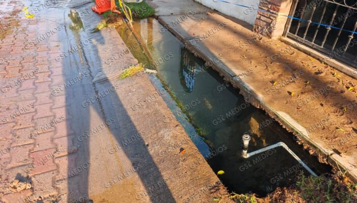 Denuncian derrame de agua potable en la colonia Las Aralias; Seapal Vallarta inicia reparación