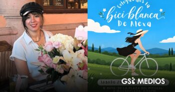 Colocarán una bici blanca en memoria de Alexa en Puerto Vallarta