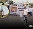 Justicia para Alexa: familiares y ciclistas colocaron una bicicleta blanca en memoria de la joven