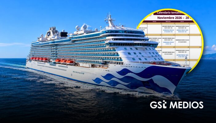 Se esperan 20 arribos de cruceros durante noviembre en Puerto Vallarta