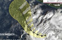 Se forma depresión tropical veintidós-E en el Pacífico; podría convertirse en huracán