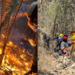 Incendio en La Cruz de Huanacaxtle alcanza 75% de control tras cinco días de combate